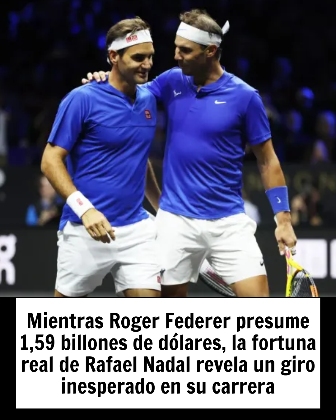 Mientras Roger Federer presume 1,59 billones de dólares, la fortuna