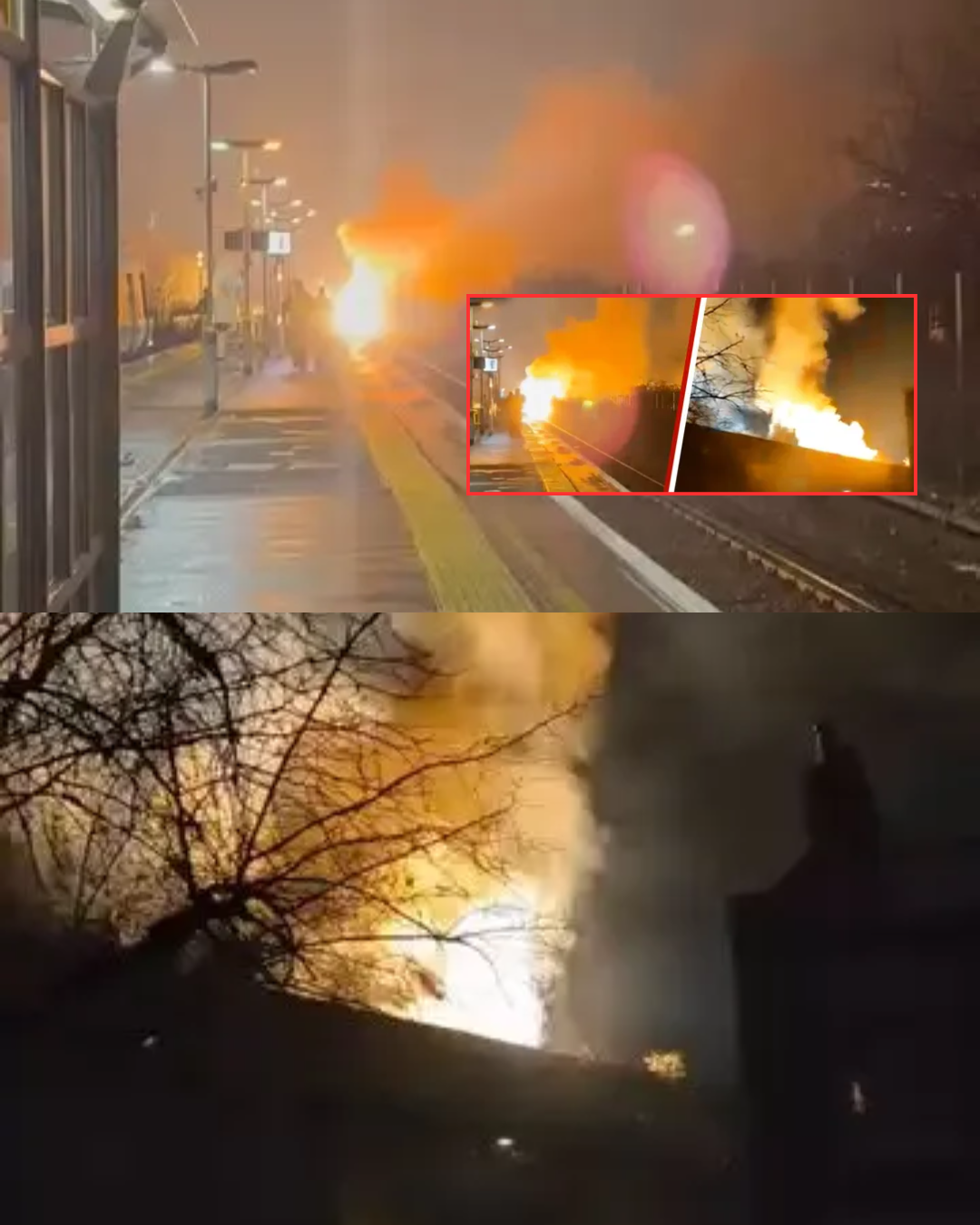 Major Fire Breaks Out at Train Station in London—Initial Damage Reported