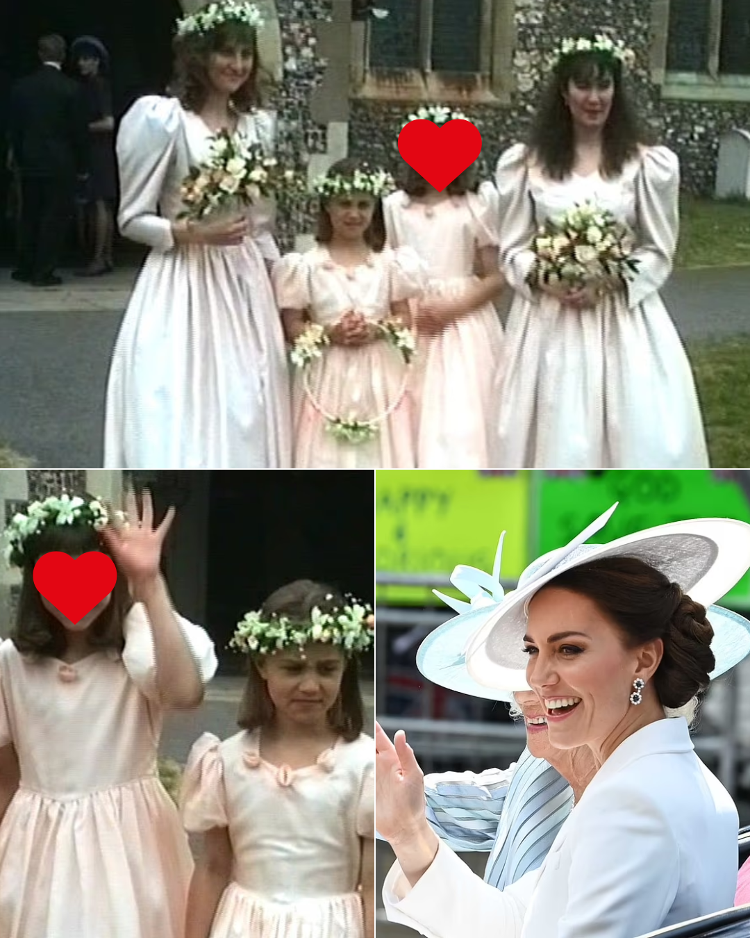 “EXCLUSIVE: Rare photos of a young Kate as a bridesmaid at her uncle’s wedding in 1991 — how different does she look compared to today?”