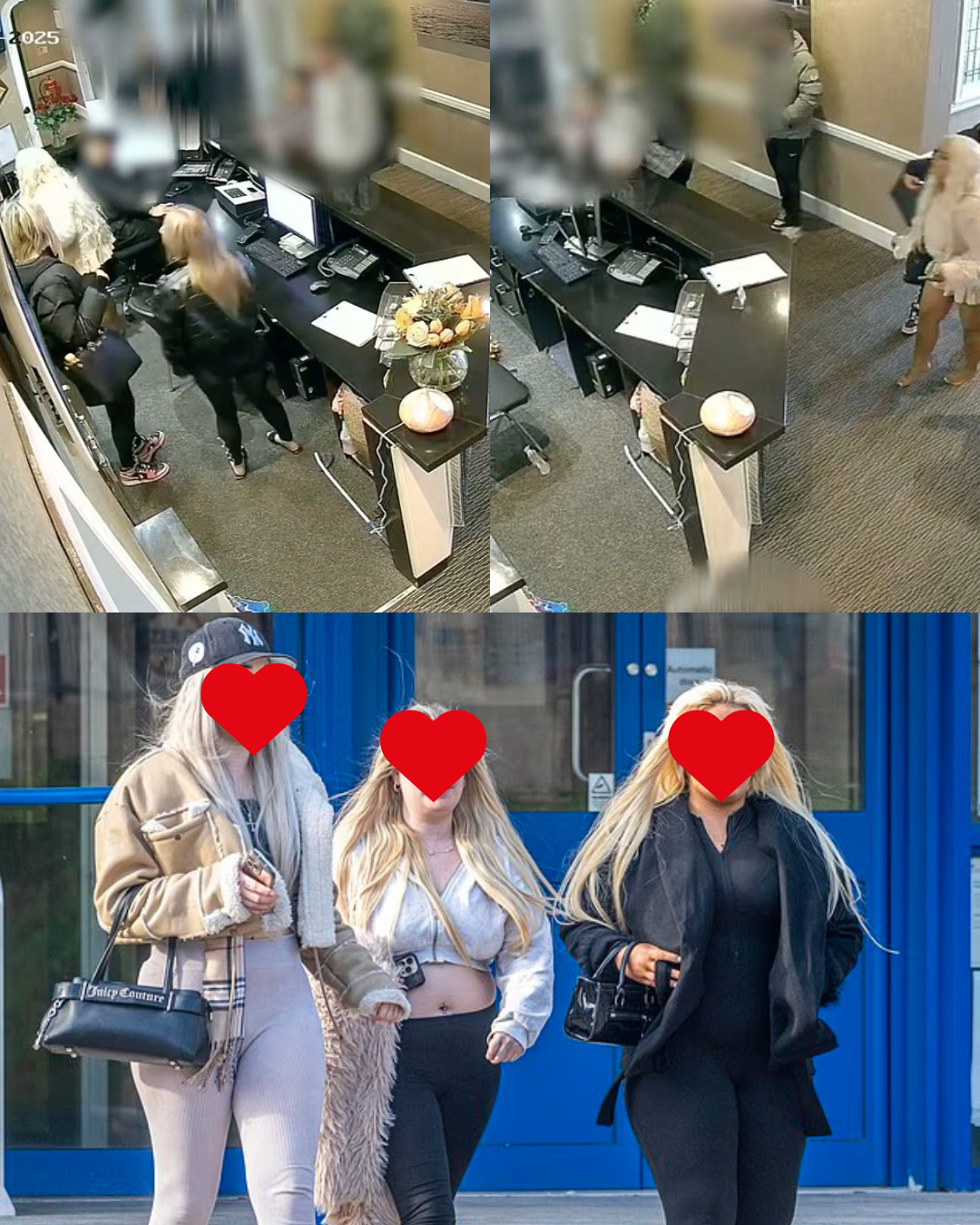 Identities Revealed of Three Dru/n:k Women Who Vandalized a Hotel Lo6by and Sp/a:t at a T3rrified Front-Desk Clerk — All Well-Known Figures