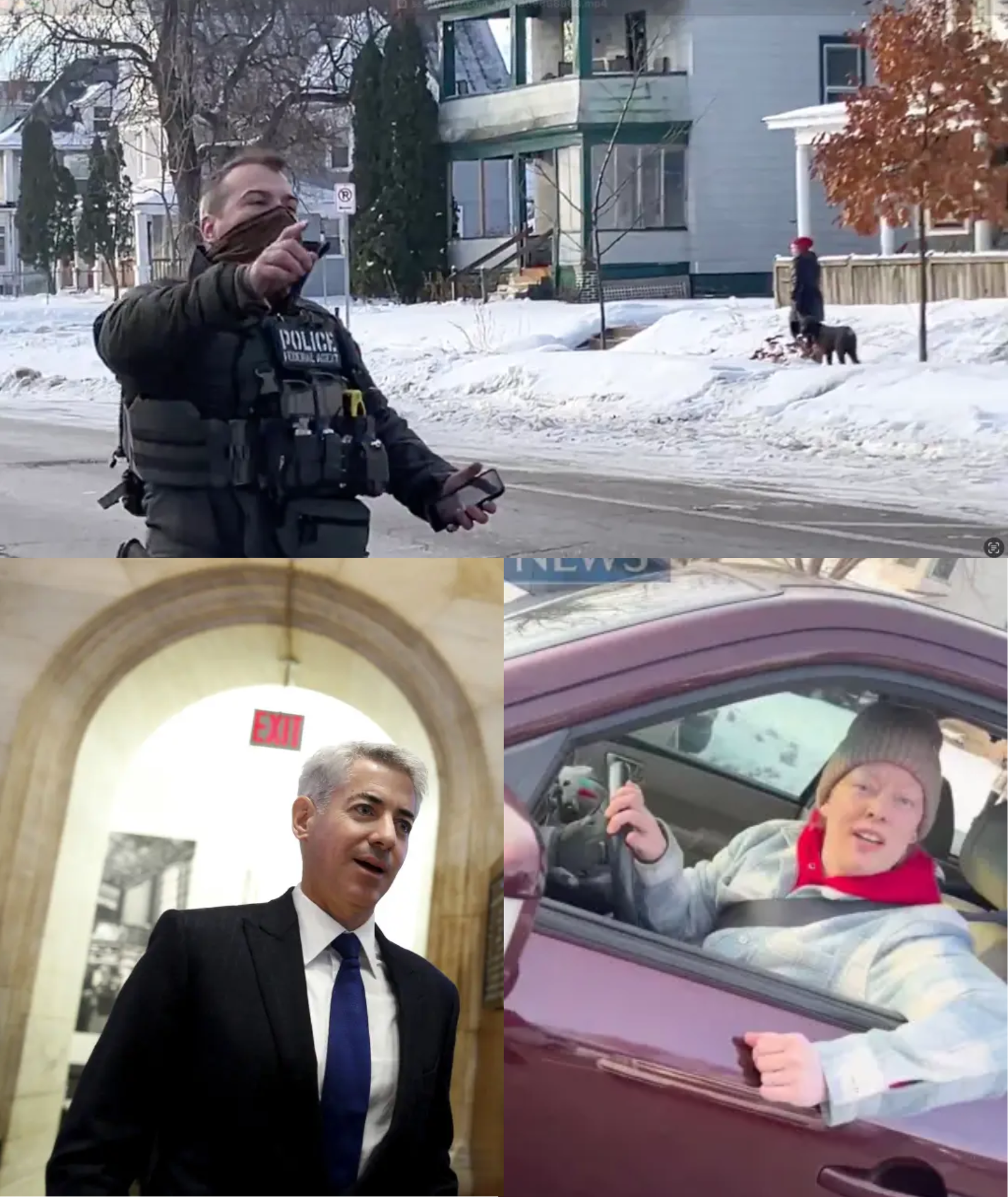 LATEST UPDATE: Billionaire Bill Ackman has donated $10,000 to a GoFundMe campaign supporting the ICE agent involved in the fatal Minneapolis shooting of Renee Nicole Good