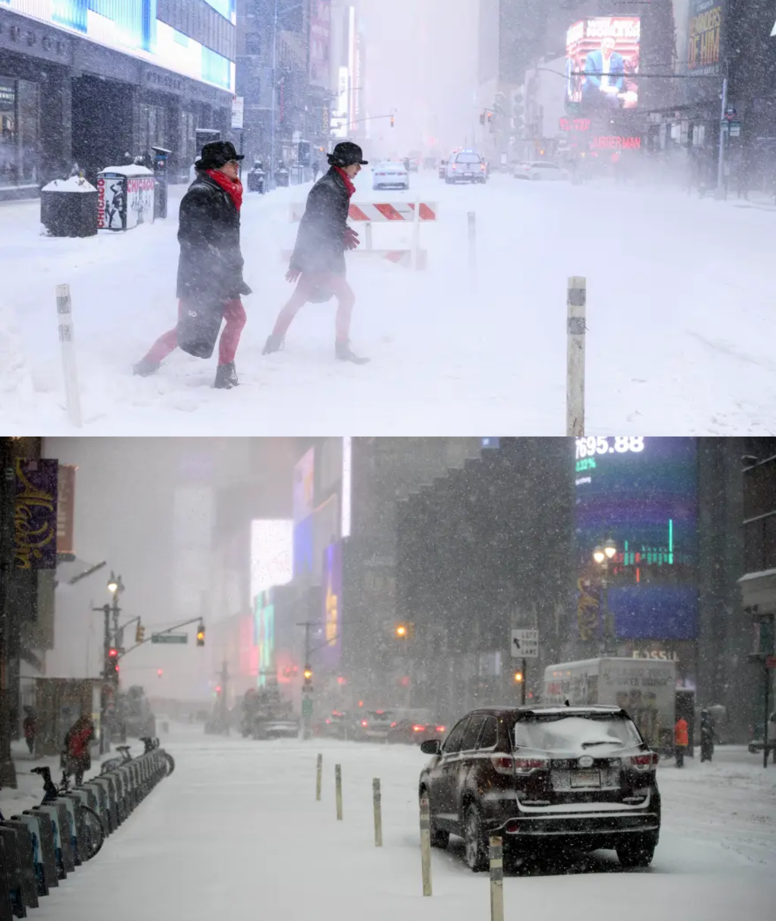 Dangerous bomb cyclone aims at New York, raising fears of severe snowstorms and record-cold air across the Northeast