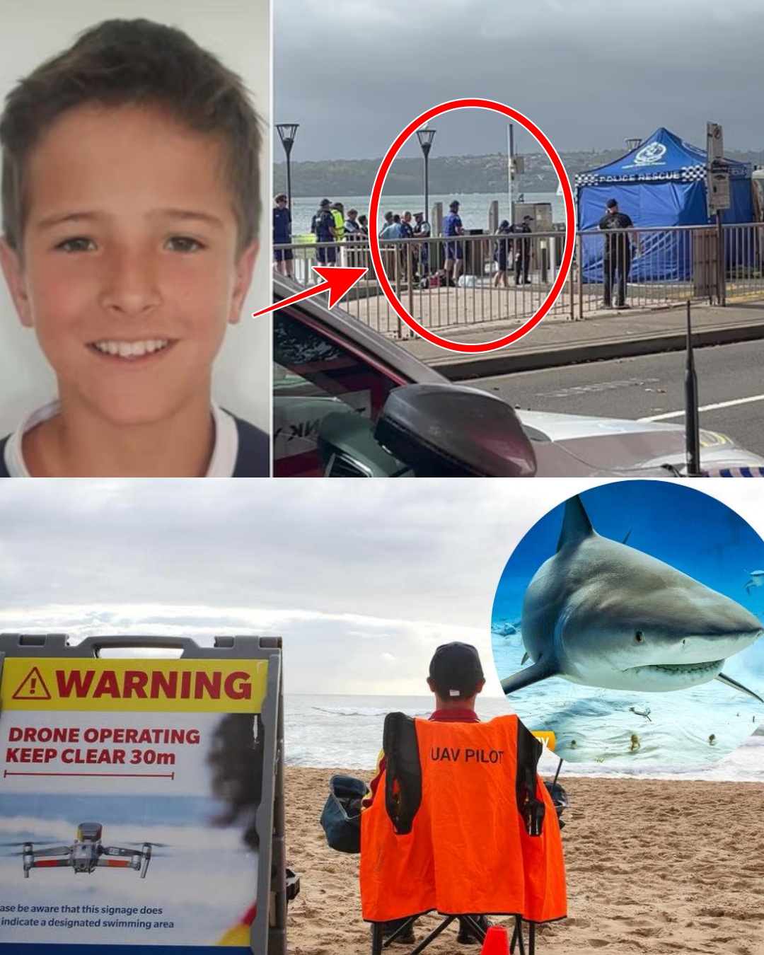 DISTURBING VIDEO: Shark Lunges at 12-Year-Old Boy Amid Screams — A Daring Rescue Unfolds in the Most Terrifying Seconds… Watch