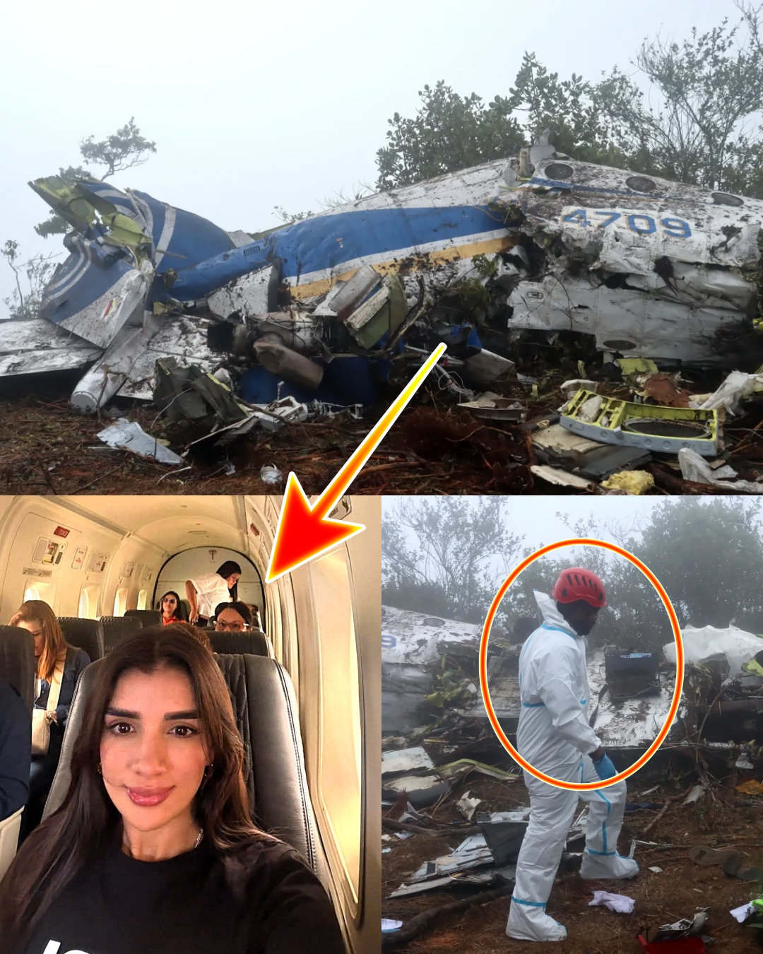Smiling for the Camera, Seconds From Tragedy: Woman’s Final Selfie Before Catastrophic Colombia Crash That Wiped Out Everyone on Board