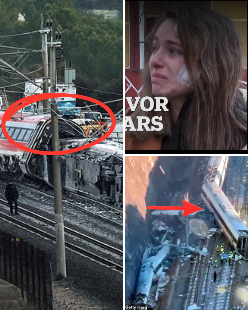 Tragedy as six-year-old girl lo/s;/es her parents, brother and cou::sin in 125mph Spanish train dis;/aste/r that left at least 40 de@d