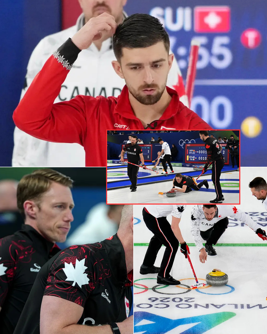 Unbelievable: The Canadian men’s curling team is embroiled in a second cheating scandal as the Olympics erupts