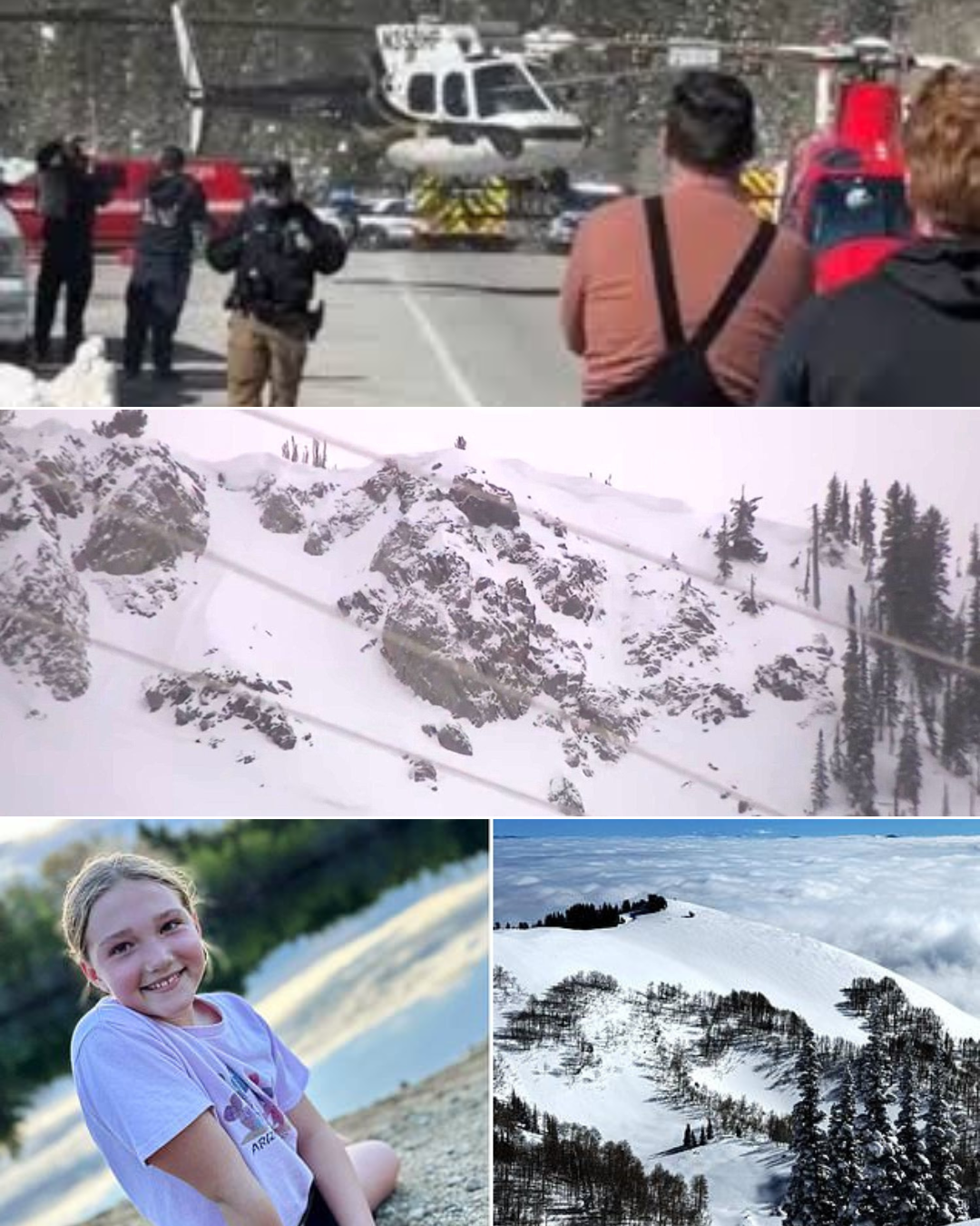 Relatives of the girl who d!ed in the Utah avalanche have made public a surveillance clip from the area, deeply moving the nation