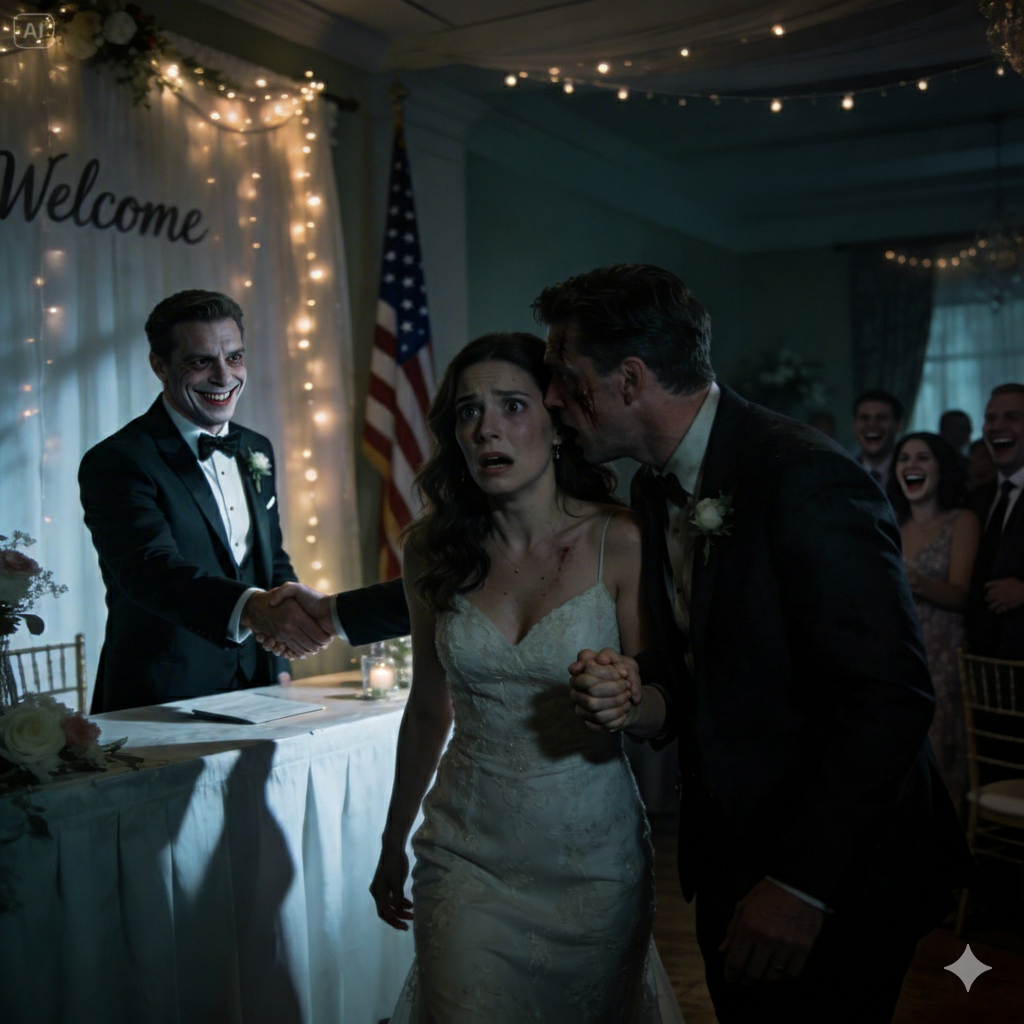 At my sister’s wedding, the groom stood at the welcome table to greet us. He smiled and said, “Welcome,”