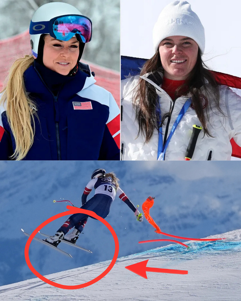 From the helicopter high above, Lindsey Vonn kept calling out Breezy Johnson’s name as she was rushed to the hospital. The five words she spoke touched millions of American hearts…
