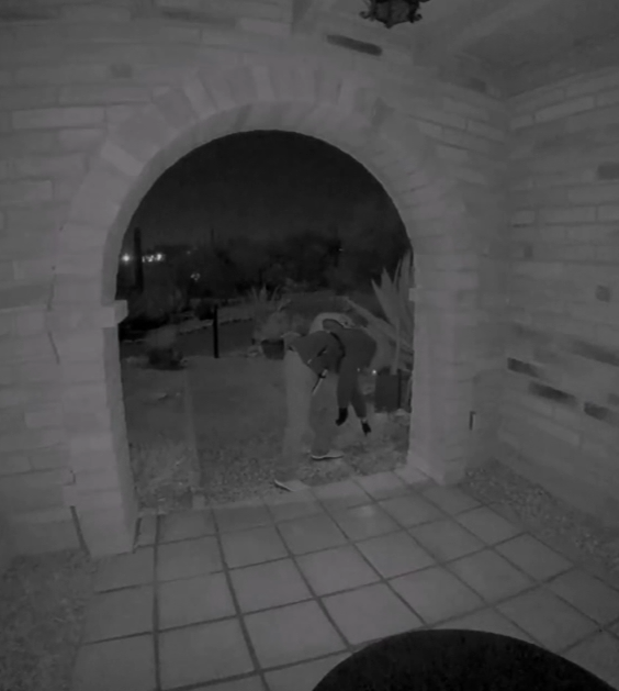 Still Image, Open Questions: Police Study a Newly Released Photo of the Suspect Outside Nancy’s House, Zeroing In on a Concealed Item and an Unidentified Object He’s Carrying… 👇