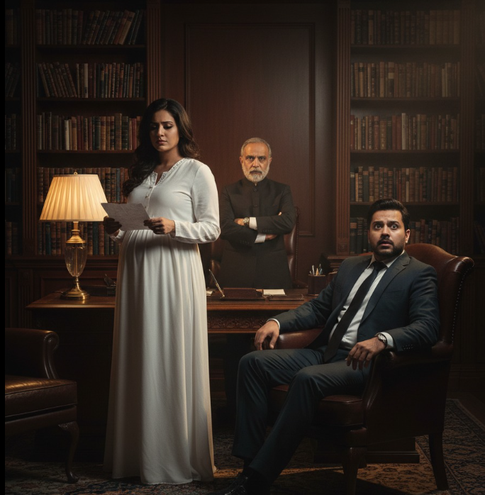 He left her for being “barren” and demanded a divorce. But when she showed up to sign the papers and opened her coat, she revealed a seven-month secret that left him frozen.