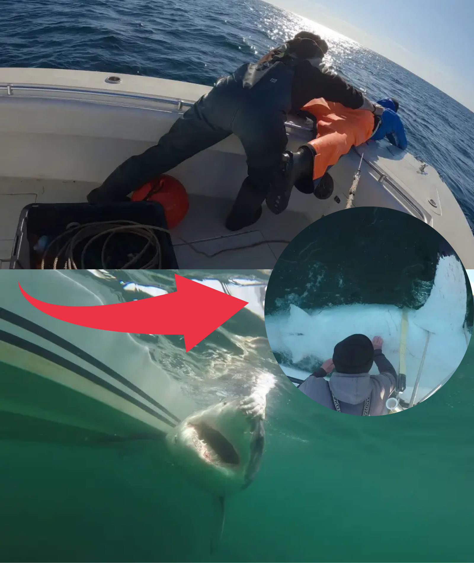 SH:O:C:KING discovery: Enormous great white shark detected off Mississippi shoreline as experts confirm a rare migration event in the Gulf