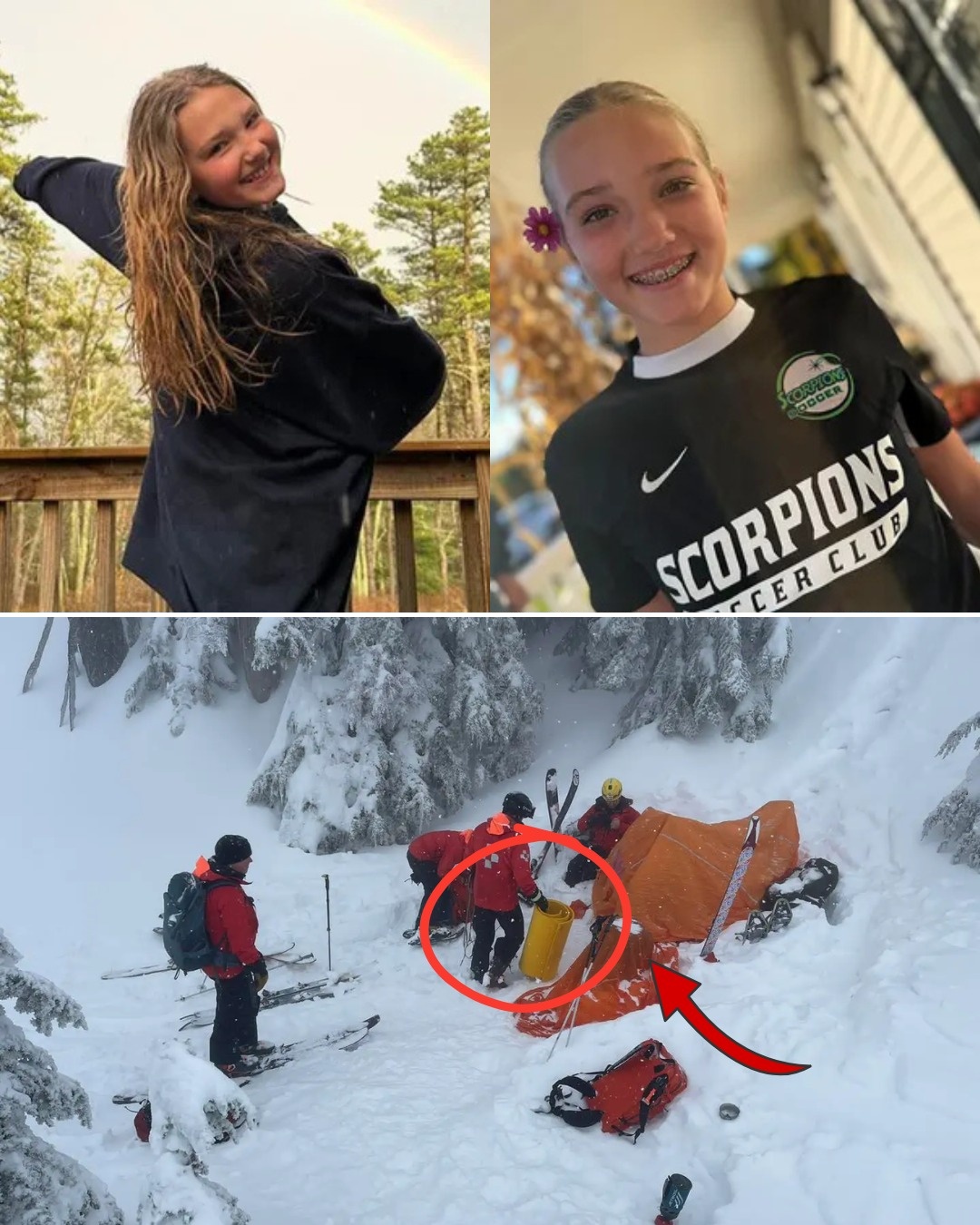 Amidst the avalanche tragedy, a short but loving message from a victim was found