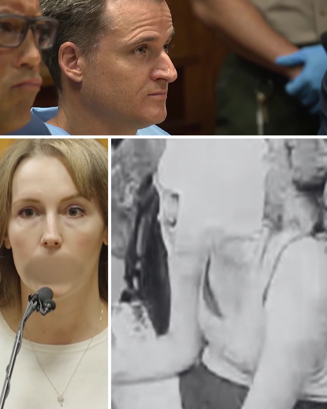 DECISIVE TESTIMONY: In her final move before the court, the wife releases evidence claiming her doctor husband push3d her from a 1,000-foot summit