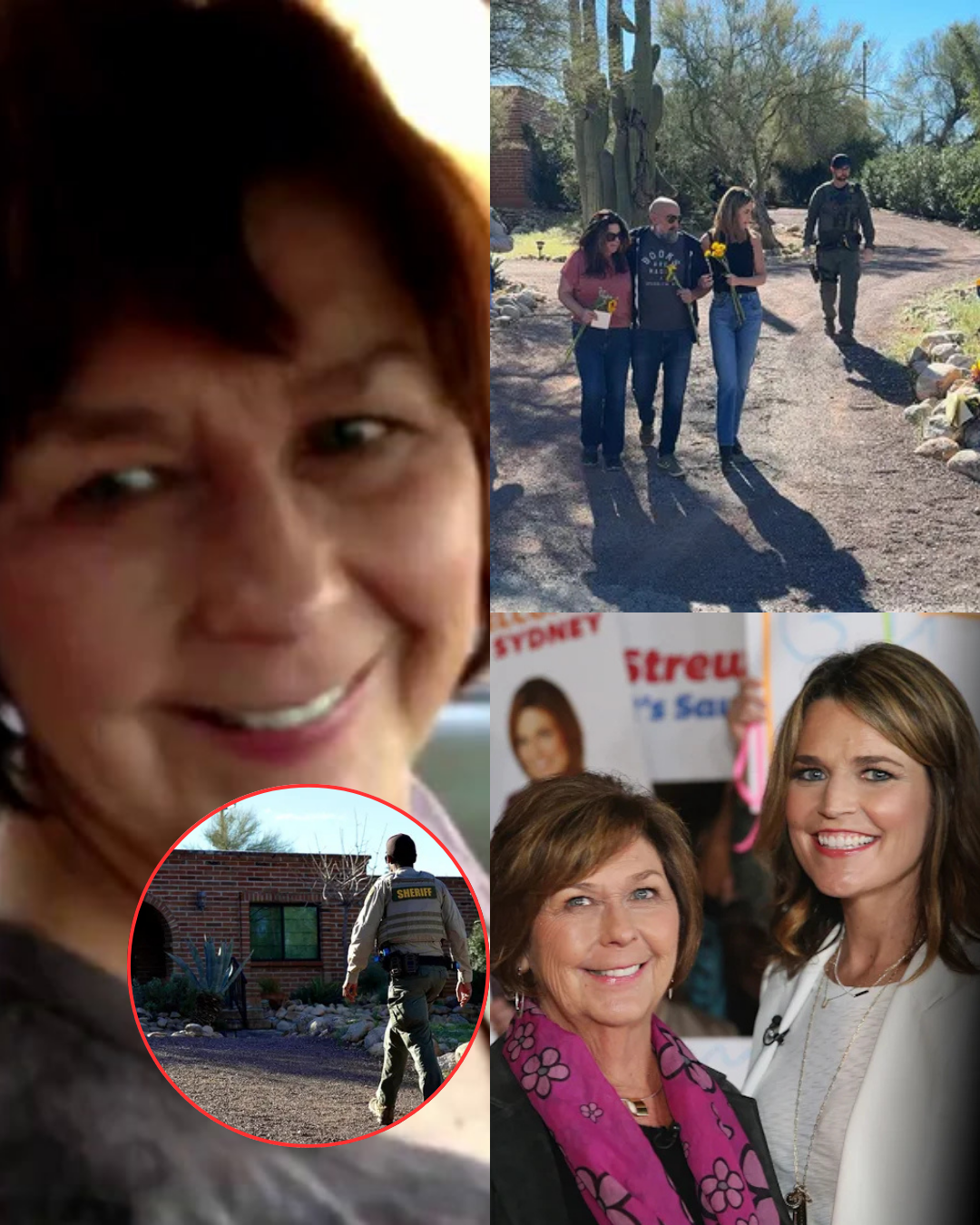 EERIE TWIST: The suspected kidnapper in the Nancy Guthrie case is believed to have returned to the scene and left important evidence at the memorial gathering