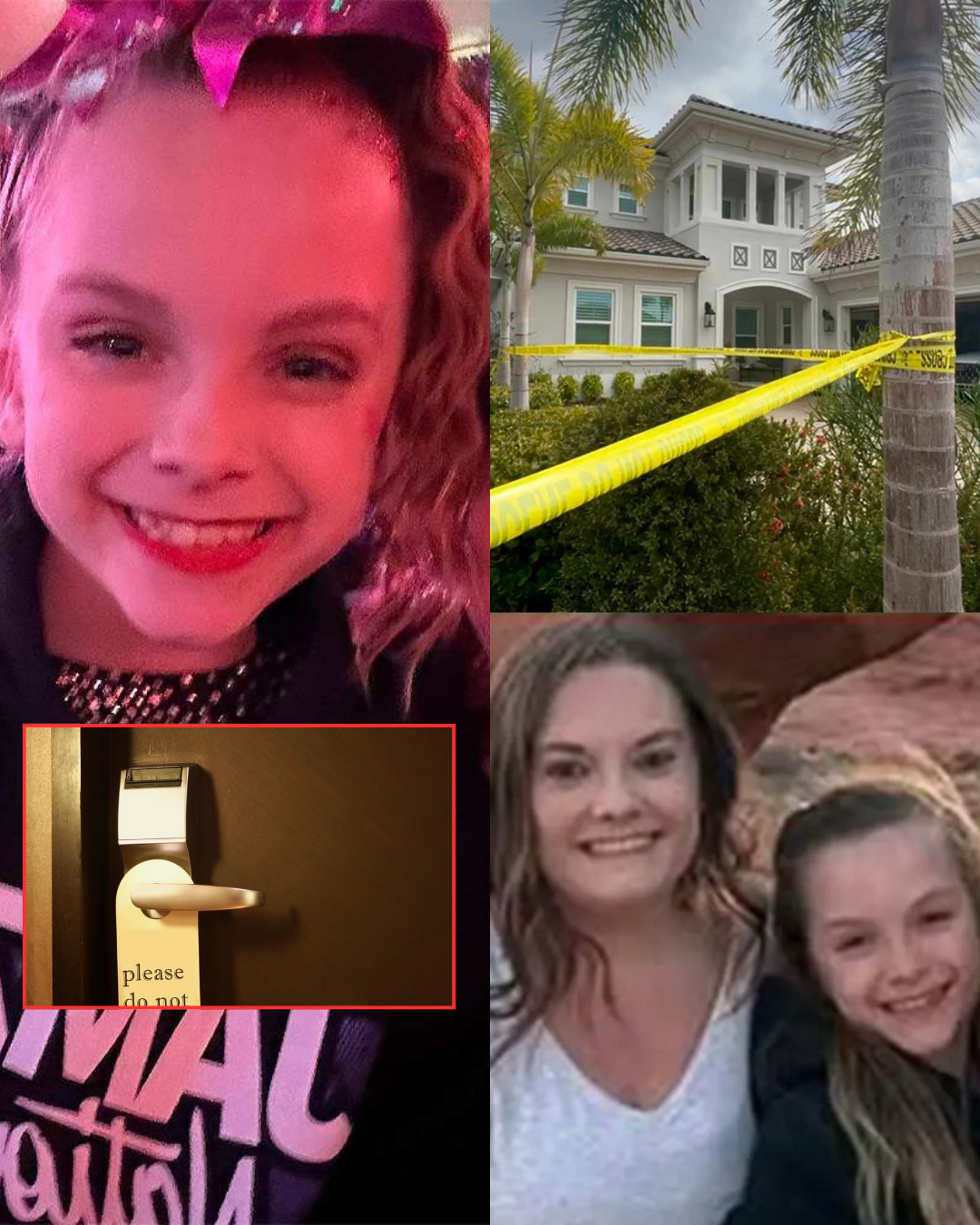 Authorities reveal a mysterious six-word message left on the hotel room door where Addilyn Smith and her mother were found d3c3ased