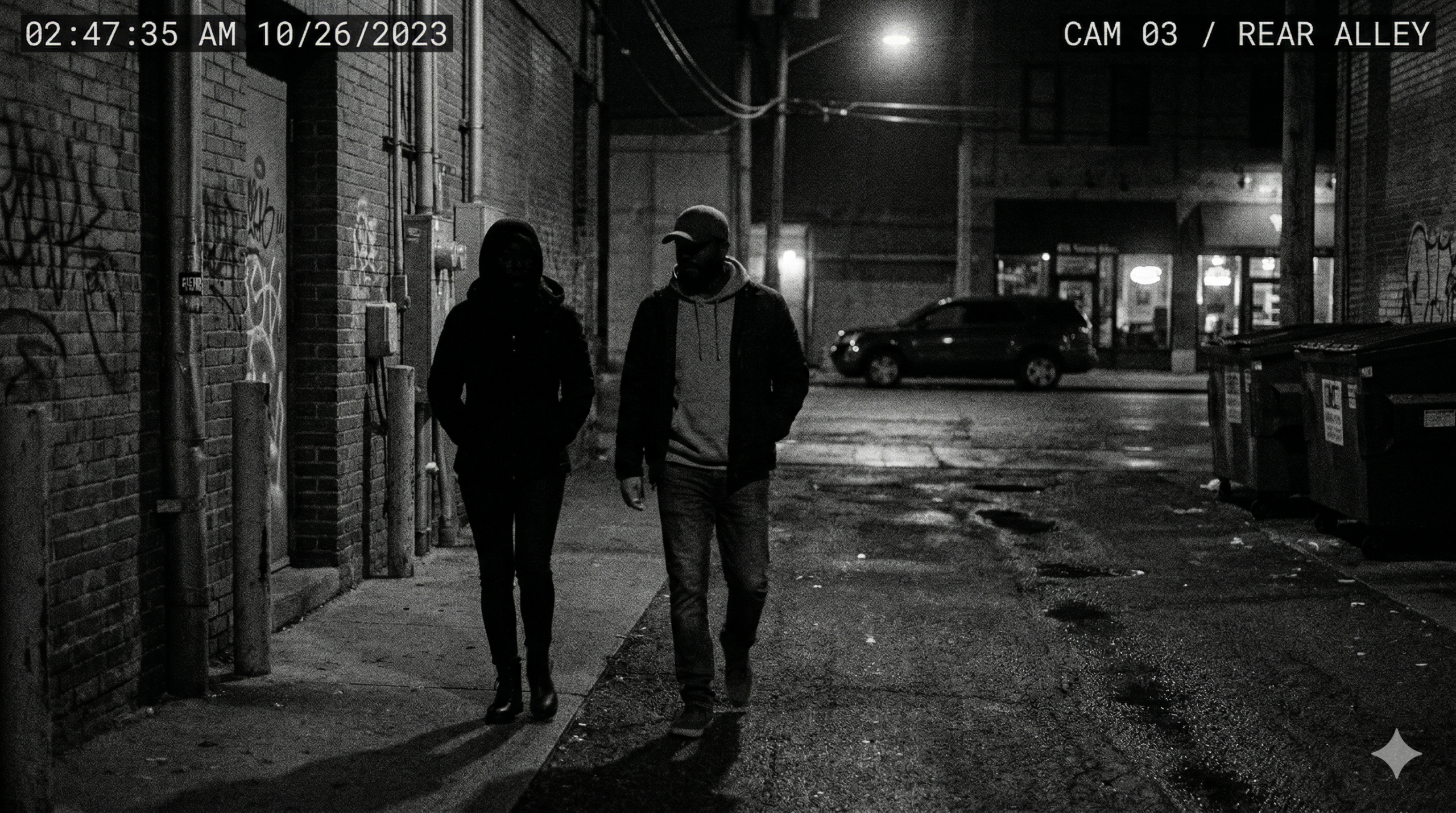 The eerie CCTV footage captures Scott Cole’s final moments before his disappearance, but the most shocking part is the woman who appears at the 30-second mark to take him away