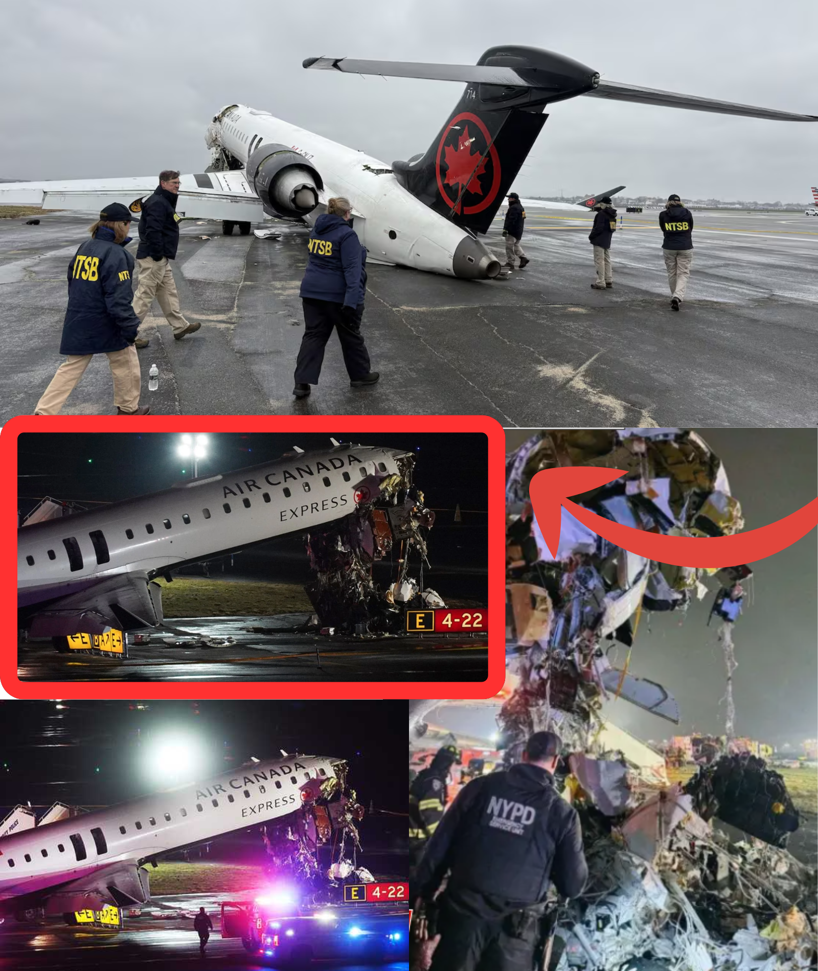 LATEST REPORT: The National Transportation Safety Board Uncovers the CHAOTIC FINAL MOMENTS Leading to the Air Canada Tragedy Near LaGuardia Airport, While Authorities Confirm VICTIMS’ IDENTITIES