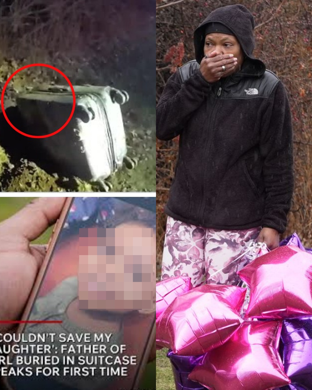 After the discovery of the bodies of two children in a suitcase in Cleveland, the father of the victim Mila Chatman made his first statements to the media. He expressed his pain and helplessness over the death of his 8-year-old daughter and her half-sister