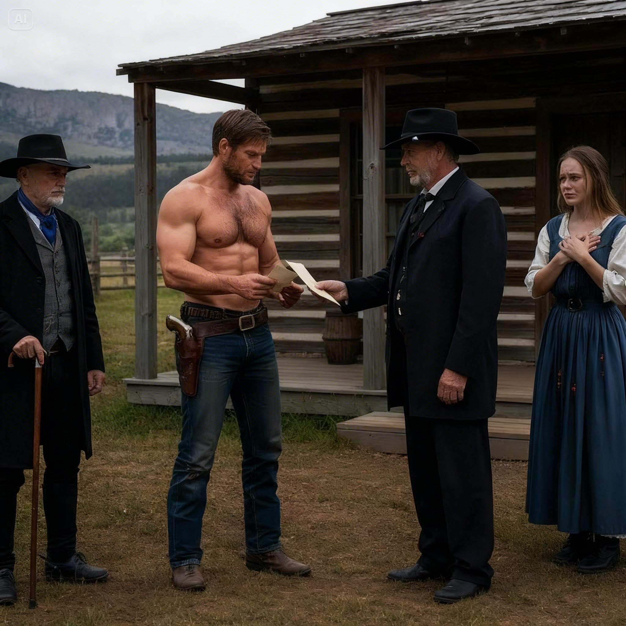 Her Family Sold Her as “Infertile”… But a Rancher Got Her Pregnant in Three Days—and Truly Loved Her The winter of 1876 cut through Evergreen Hollow like a blade through bone.