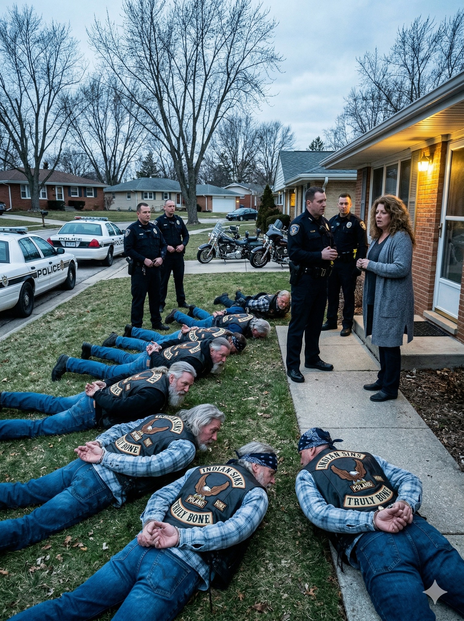 THE POLICE TOLD HER TO WAIT… SO TWELVE MEN DECIDED NOT TO They said they couldn’t do anything.