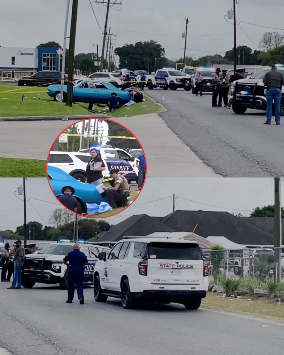 Scene Horror: Screams and screeching brakes collided in the sh0cking video from the festival crash in Louisiana, where 15 victims were put in dang3r