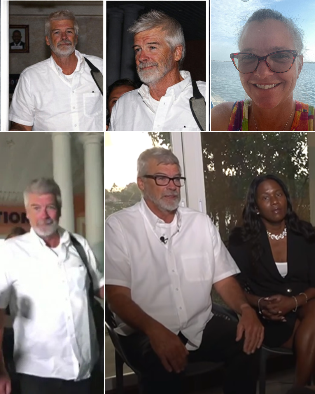 Still Smiling: More than a week after his wife vanished at sea in the Bahamas, Brian Hooker’s smile still hasn’t faded