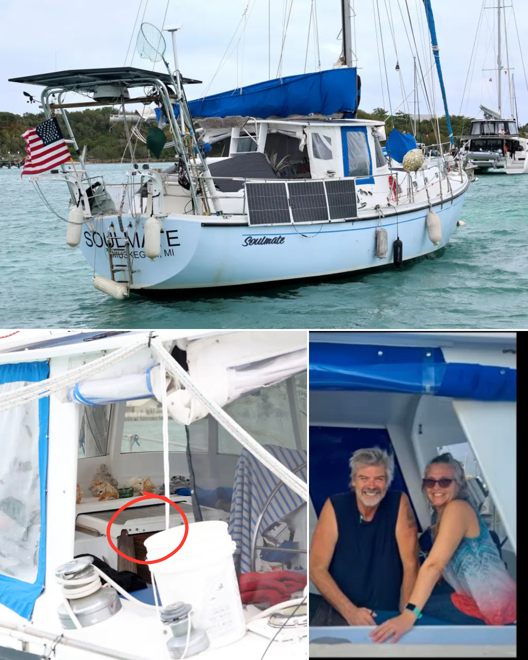 Boat photos from before Lynette Hooker’s disappearance in the Bahamas have surfaced, and a bl00d mark on the deck is now believed to belong to…