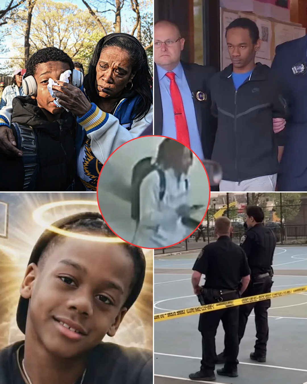 Confrontation: Jaden Pierre’s mother met face-to-face with Zahir Davis’ family, but was presented with new video evidence and aut0psy results that went against her