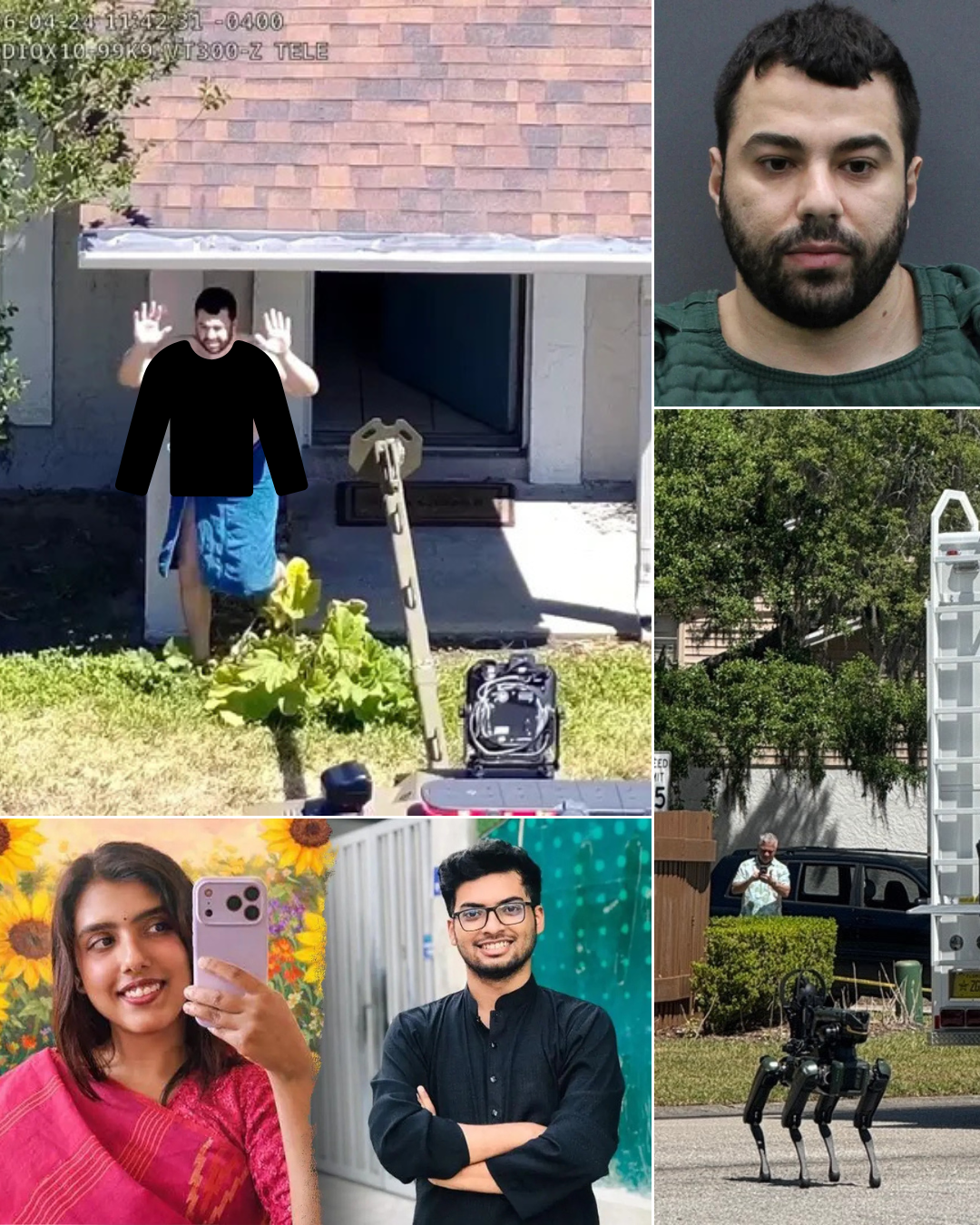 Latest: After 2 hours of questioning, the suspect gave conflicting statements in the murd3r case of two PhD stud3nts in Florida