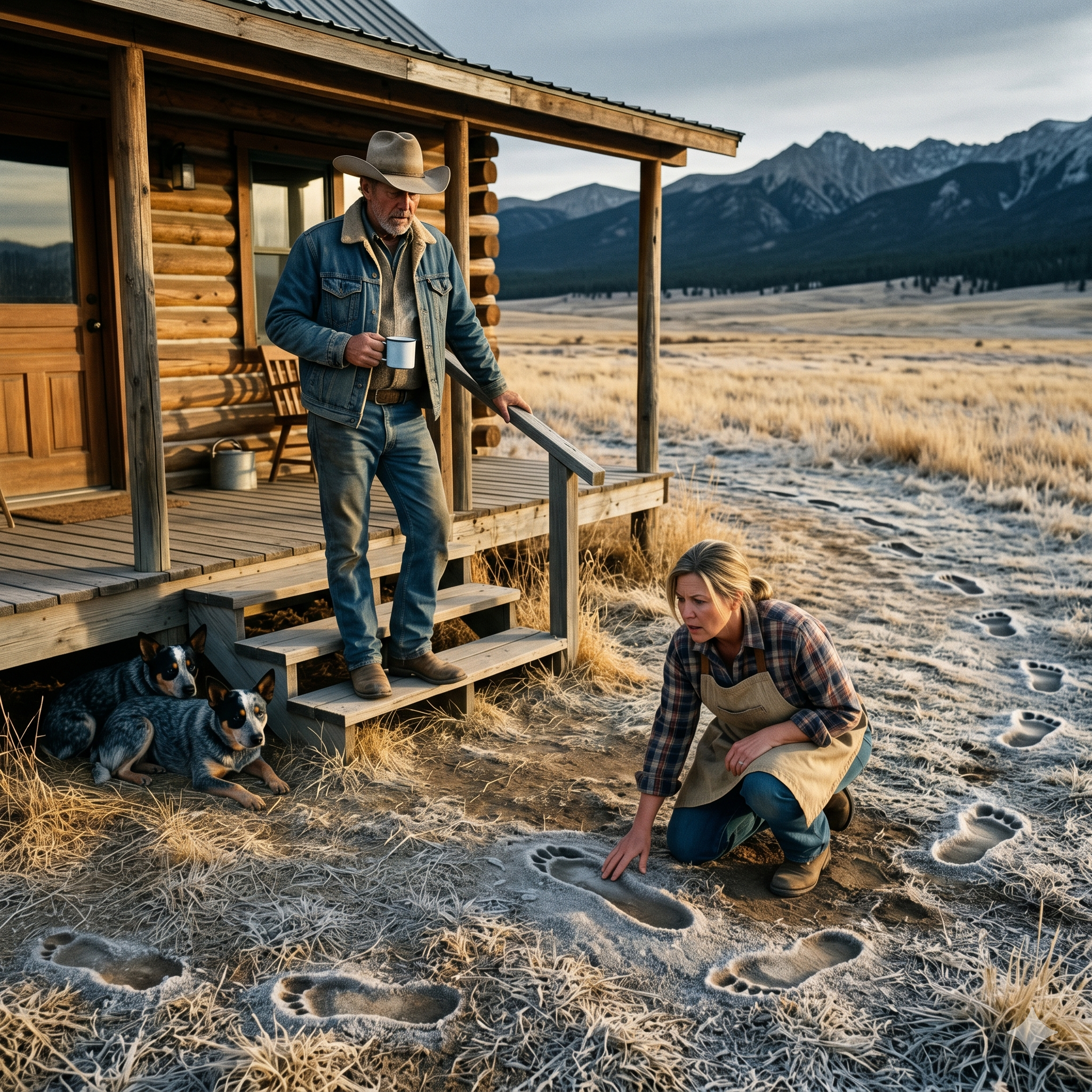 THEY FOUND FOOTPRINTS CIRCLING THE RANCH EVERY NIGHT… BUT NO ONE EVER SAW WHO MADE THEM
