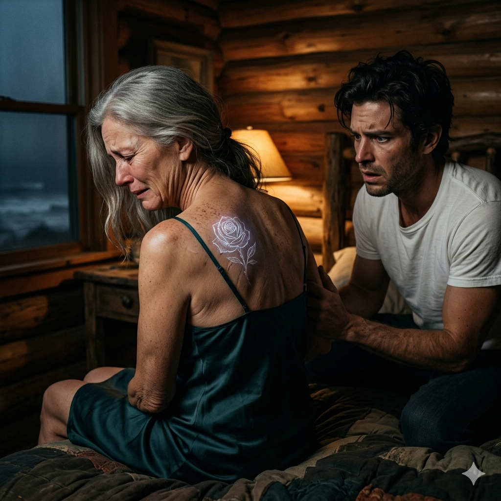 Everyone called me crazy for marrying a 60-year-old woman,” but on our wedding night, I saw a mark on her shoulder, heard her say, “I have to tell you the truth,” and realized my entire life had been a lie