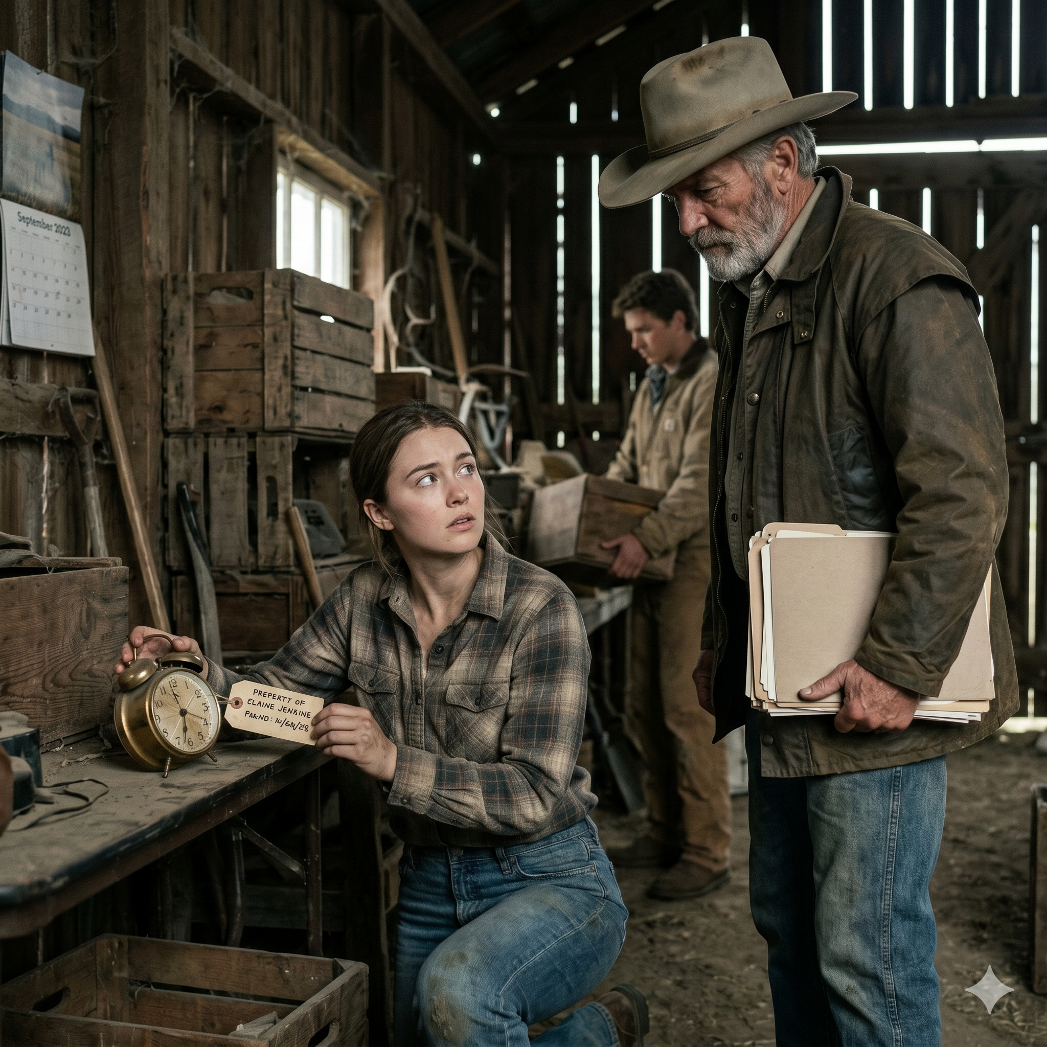 SHE WAS HIRED TO CATALOG AN ABANDONED BARN… BUT EVERYTHING WAS LABELED WITH DATES THAT HAVEN’T HAPPENED YET