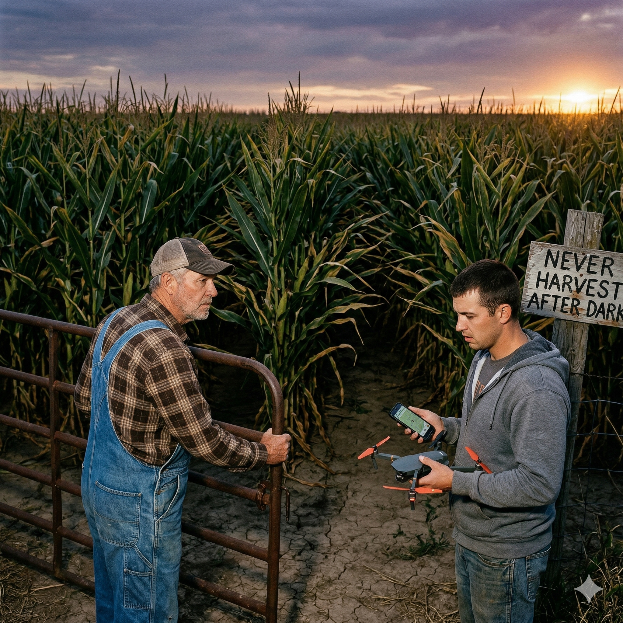 MY GRANDFATHER LEFT ME A 300-ACRE CORN FARM WITH ONE RULE: “NEVER HARVEST AFTER DARK.” I THOUGHT IT WAS A SUPERSTITION. I WAS DEAD WRONG.