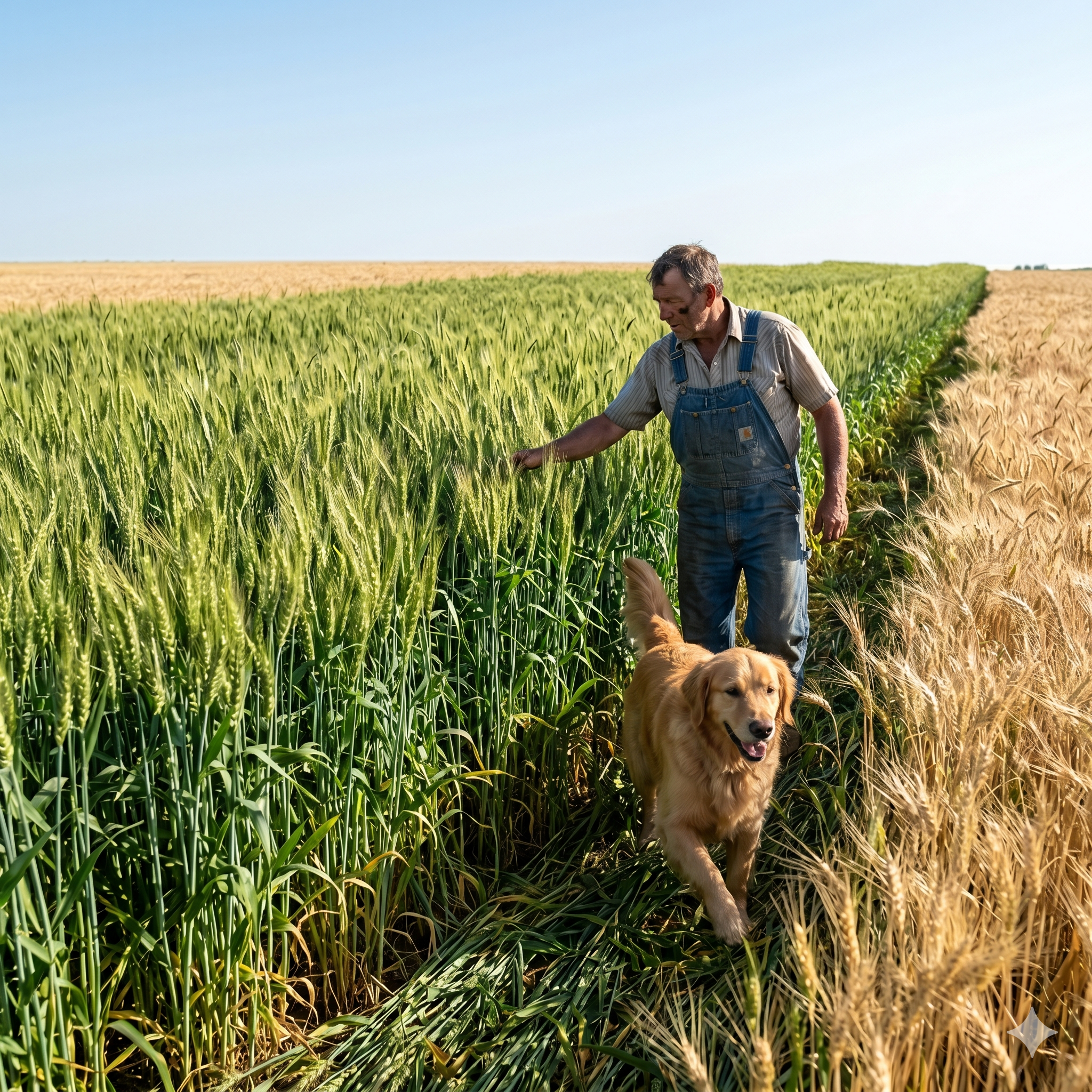 He Burned His Entire Wheat Field Before Harvest… Because He Said Something Was Growing Under It