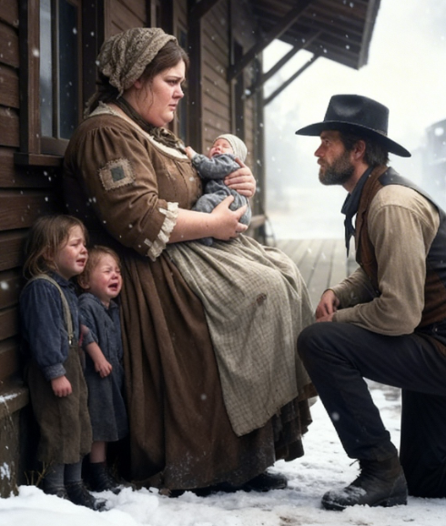 Elena Ward’s knees hit the frozen ground outside Copper Ridge Station, her arms wrapped tight around three shivering children as the Montana wind screamed through the darkness