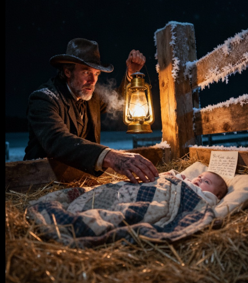 Thomas Garrett’s boots crunched through fresh snow as he crossed the yard toward the barn. Christmas morning