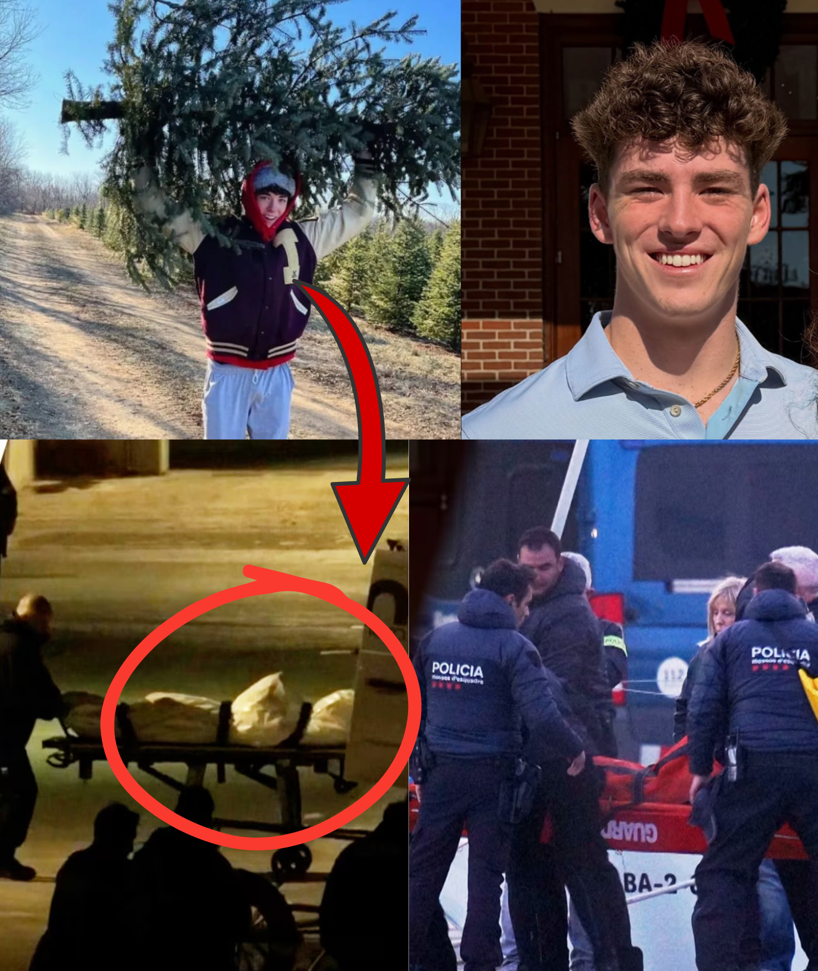 LATEST: Police say a phone has been FOUND capturing the moment James Gracey, an American college student who went missing in Spain, was PUSHED INTO THE SEA and later DROWNED