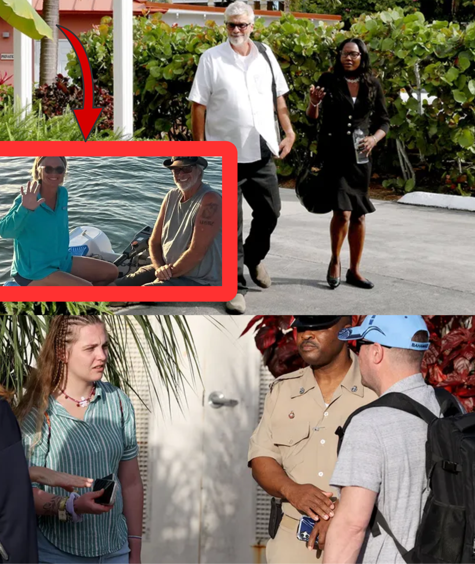 LATEST: The daughter of the missing American woman appears in the Bahamas, releasing a 33-SECOND VIDEO ACCUSING her stepfather of PUSHING her mother into the sea, forcing the investigation to OFFICIALLY take a new direction