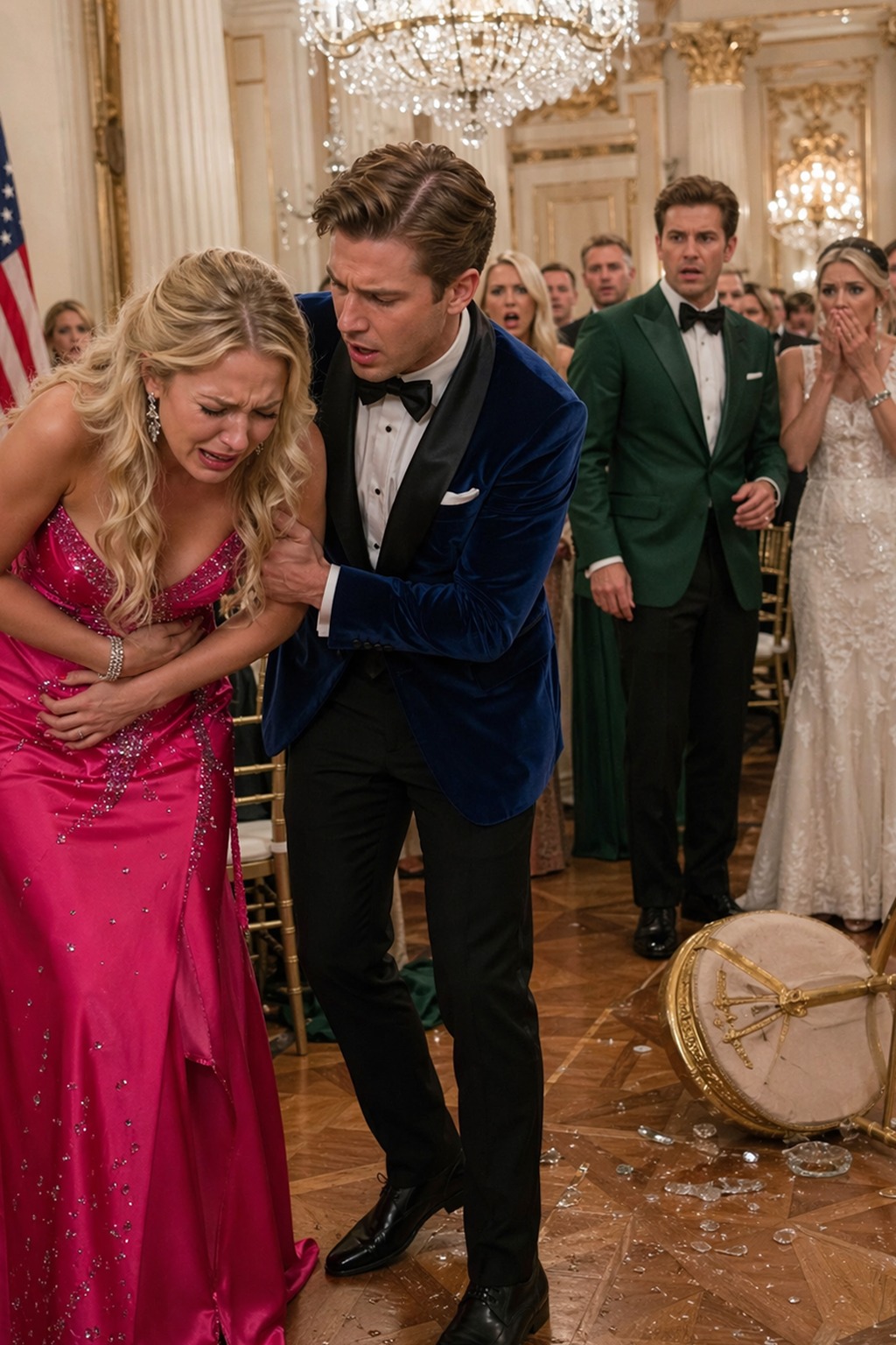 I FELL TO THE FLOOR PREGNANT AT MY SISTER’S WEDDING — EVERYONE LAUGHED UNTIL A STRANGER SAID, “SHE’S THE ONLY HONEST PERSON IN THIS ROOM.”