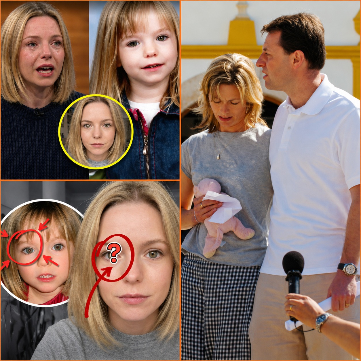 “I AM MADELEINE.” — A young German woman has stunned the world by unexpectedly declaring live on air that she is Madeleine McCann.