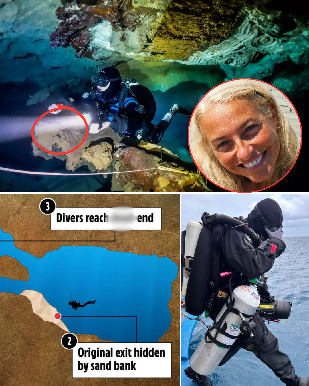 D3ad-End Route: The under-equipped Italian divers may have been l3d off course by a sandbar before 3nding up trapped inside the Maldives cave