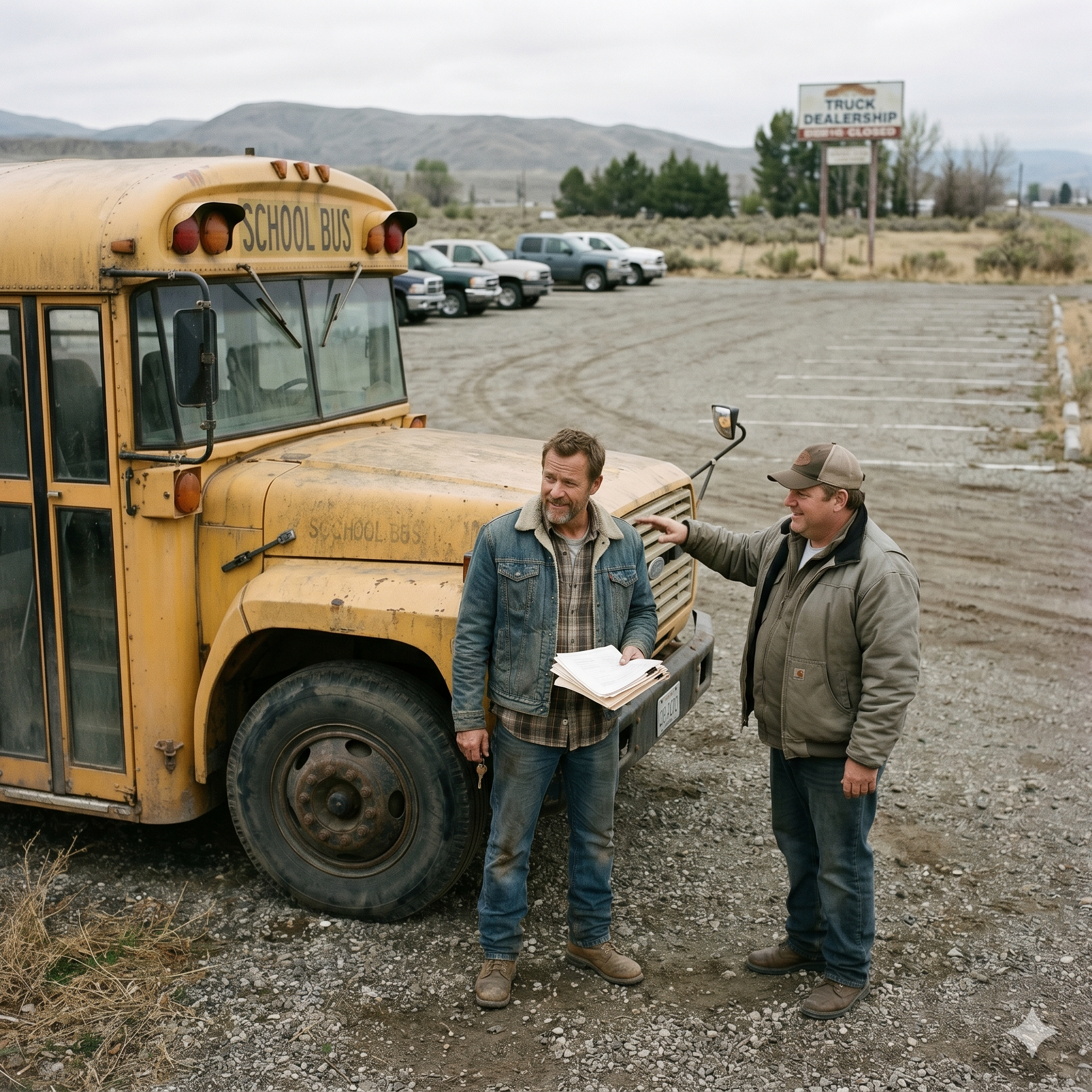 He Sold the New Pickup Fleet and Bought an Old School Bus
