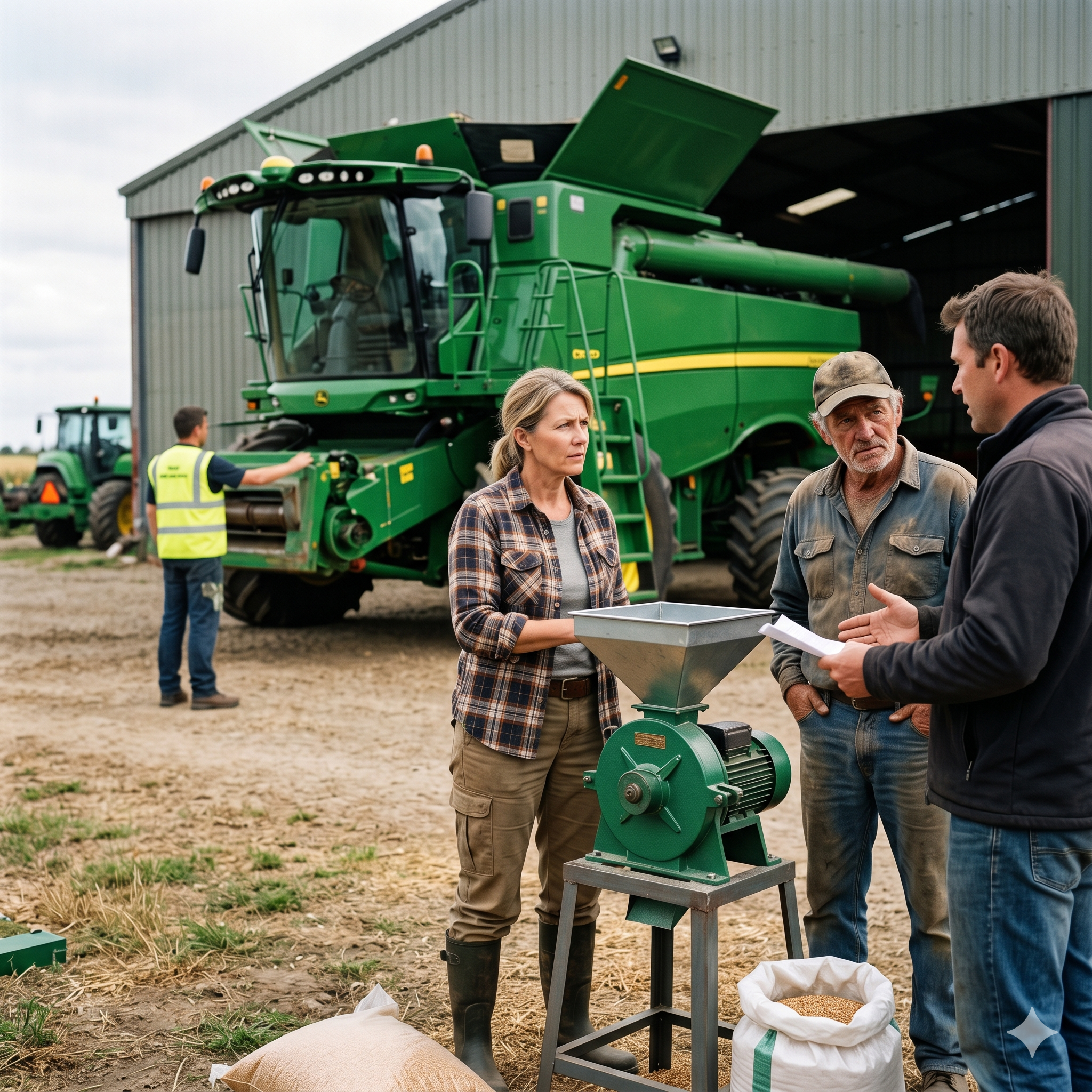 She Returned the New Combine and Bought a Tiny Grain Mill