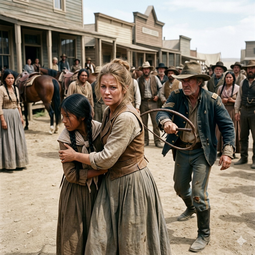 The deafening shouts from the town square shattered the town’s tranquility. Eleanor dropped her needle and stepped out onto the porch…