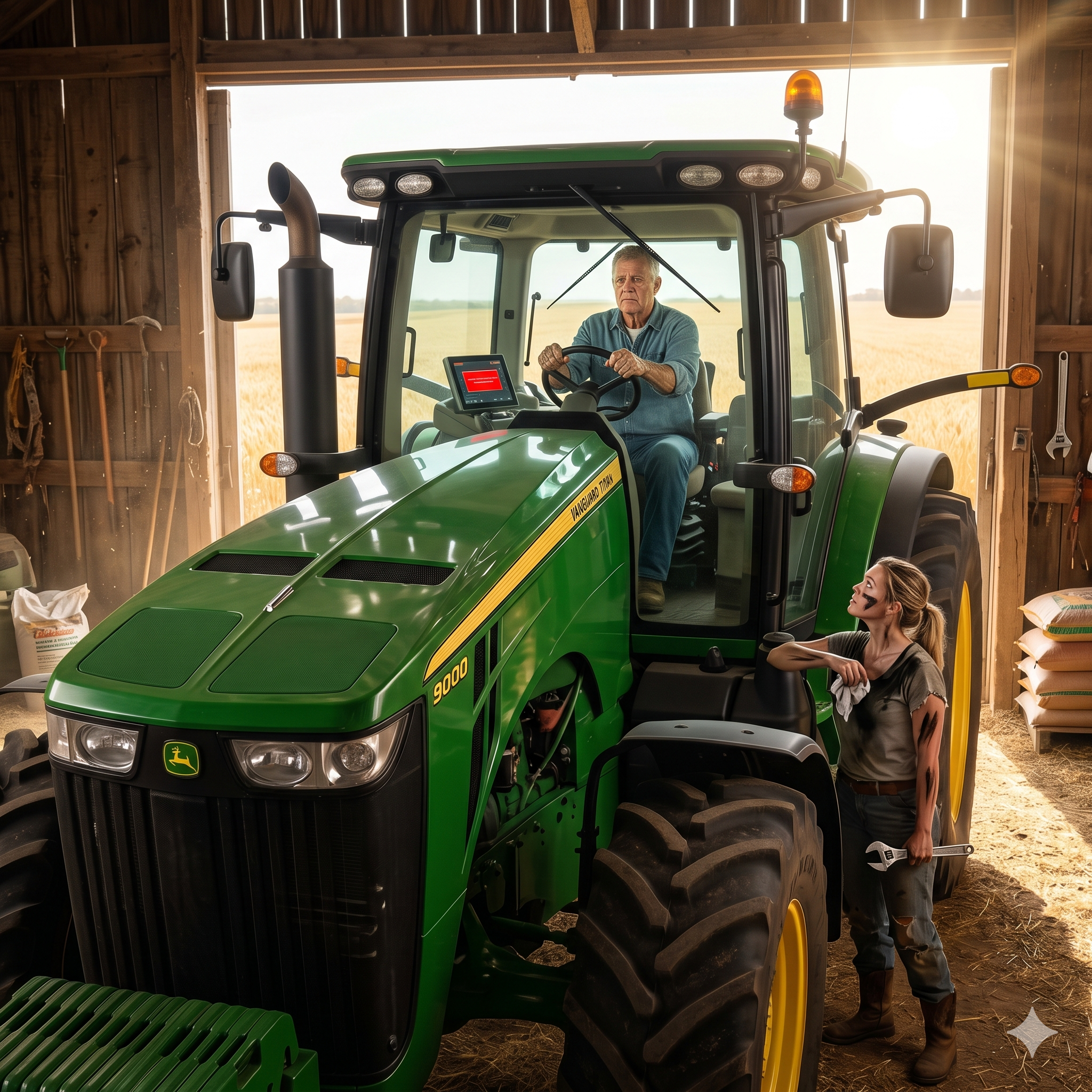 She Sold the Family’s $95,000 Tractor… and Bought Back the Town’s Abandoned Repair Garage