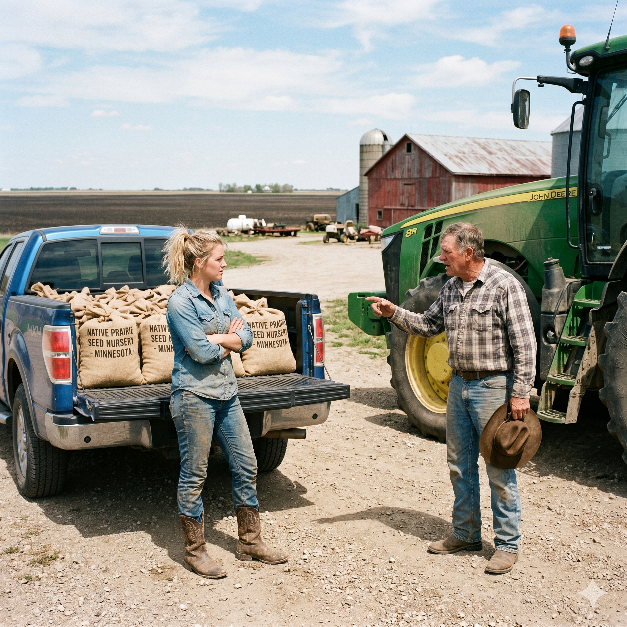 She Refused to Plant Corn on 900 Acres… and Turned Half the Farm Into Wildflowers