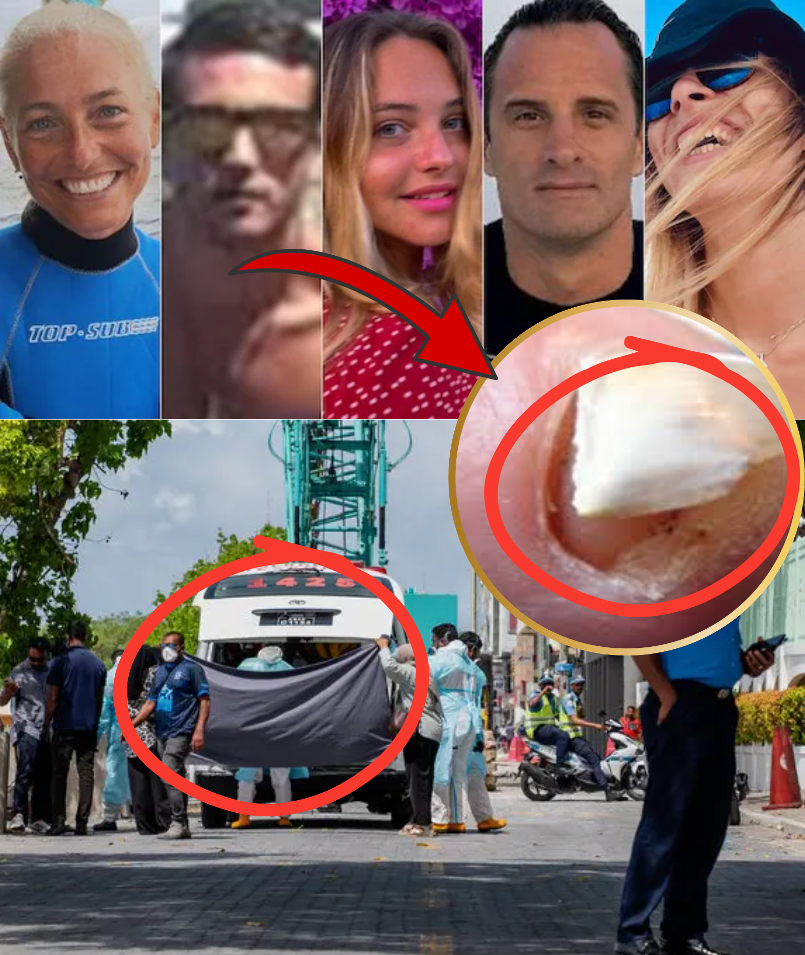 AUTOPSY RESULTS of the 5 divers who died in the Maldives reveal a disturbing new detail: A very intense confrontation occurred beforehand, and a strange male fingernail was found attached to one of the victims