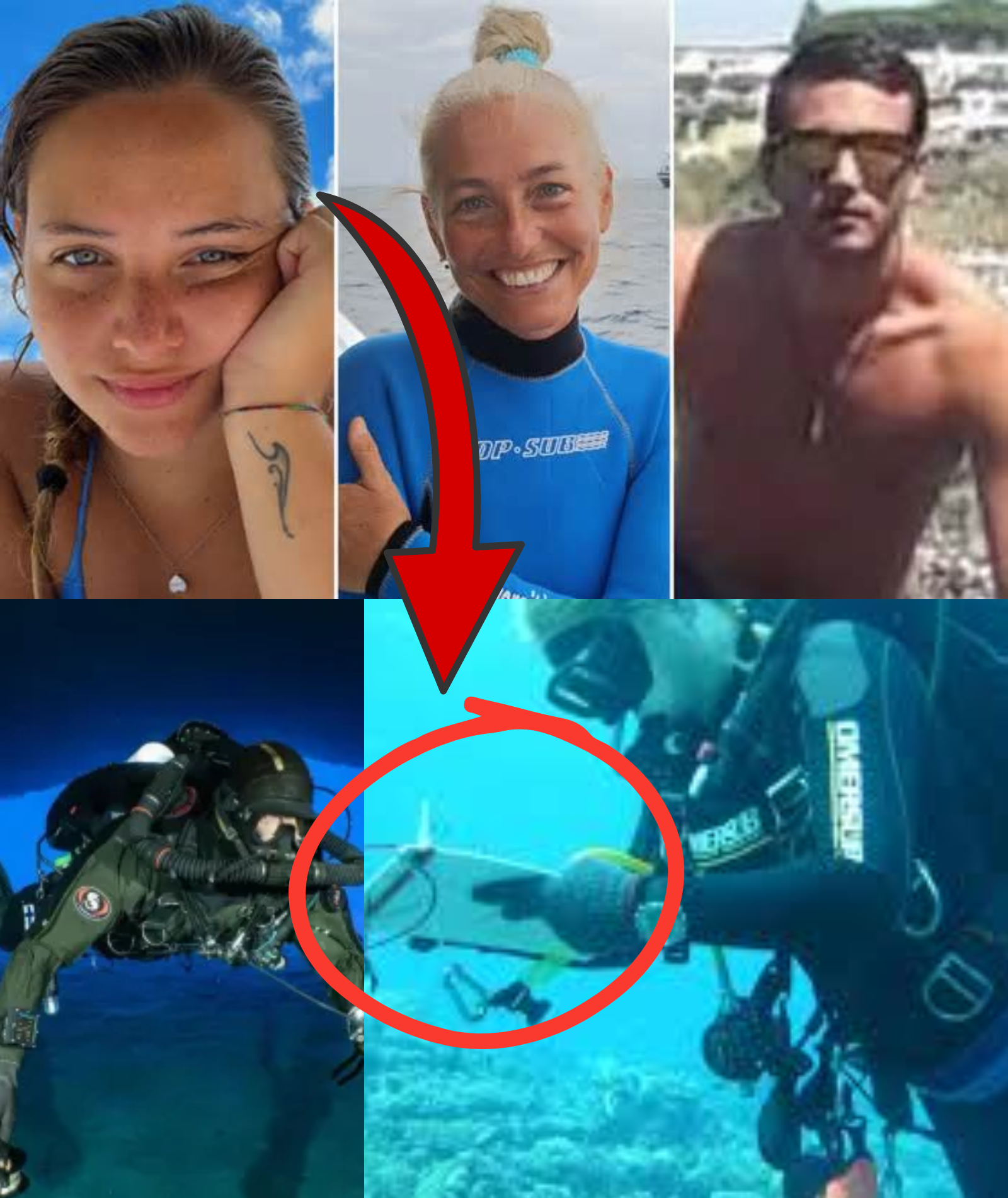 HAUNTING torn map discovered inside the deadly Maldives cave, where the “FINAL THREE WORDS” of five Italian divers left everyone speechless