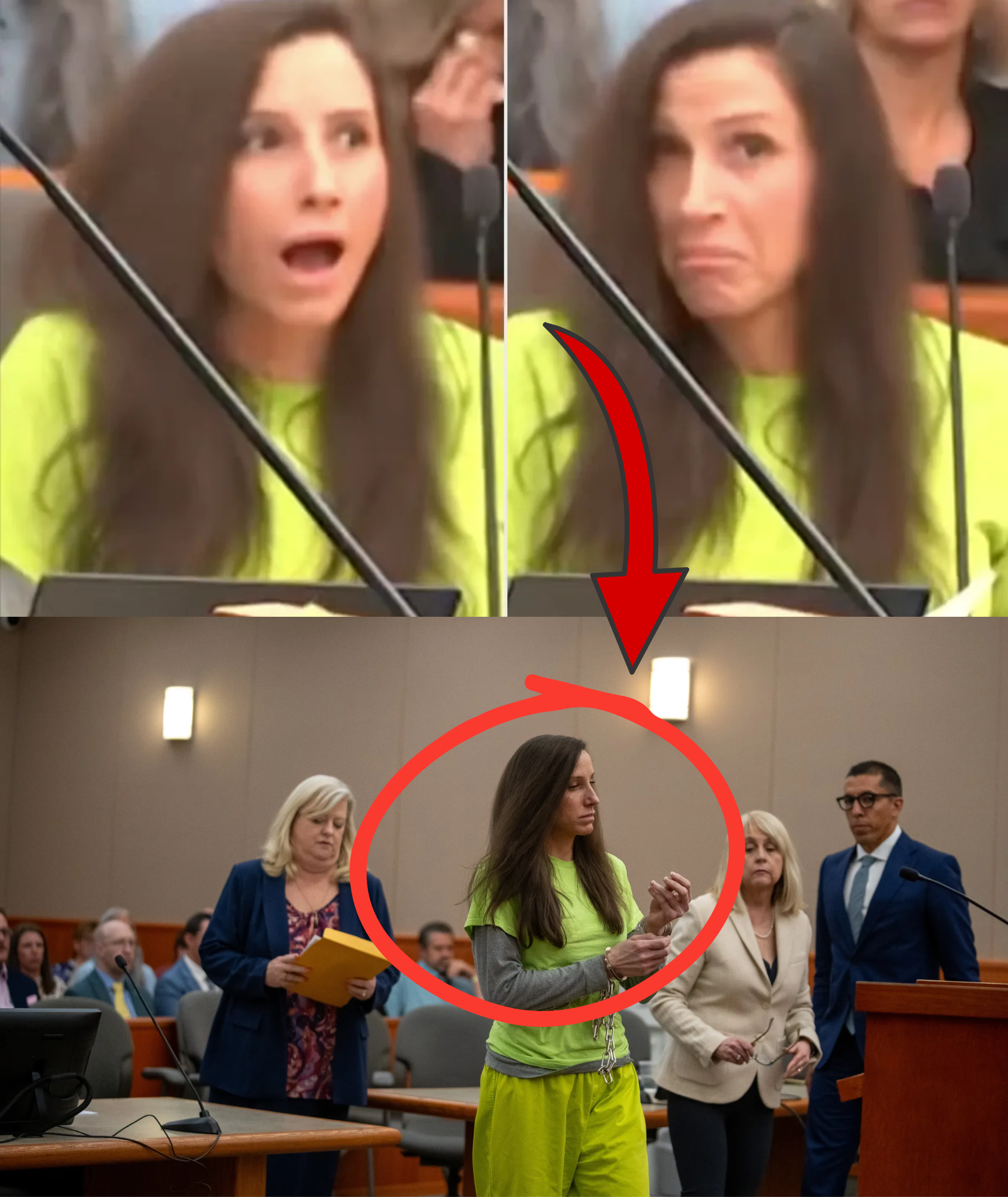 After being sentenced to LIFE in prison, Kouri Richins suddenly LAUGHS and delivers 5 shocking words that make the courtroom BREAK DOWN โ did she really kill her husband?
